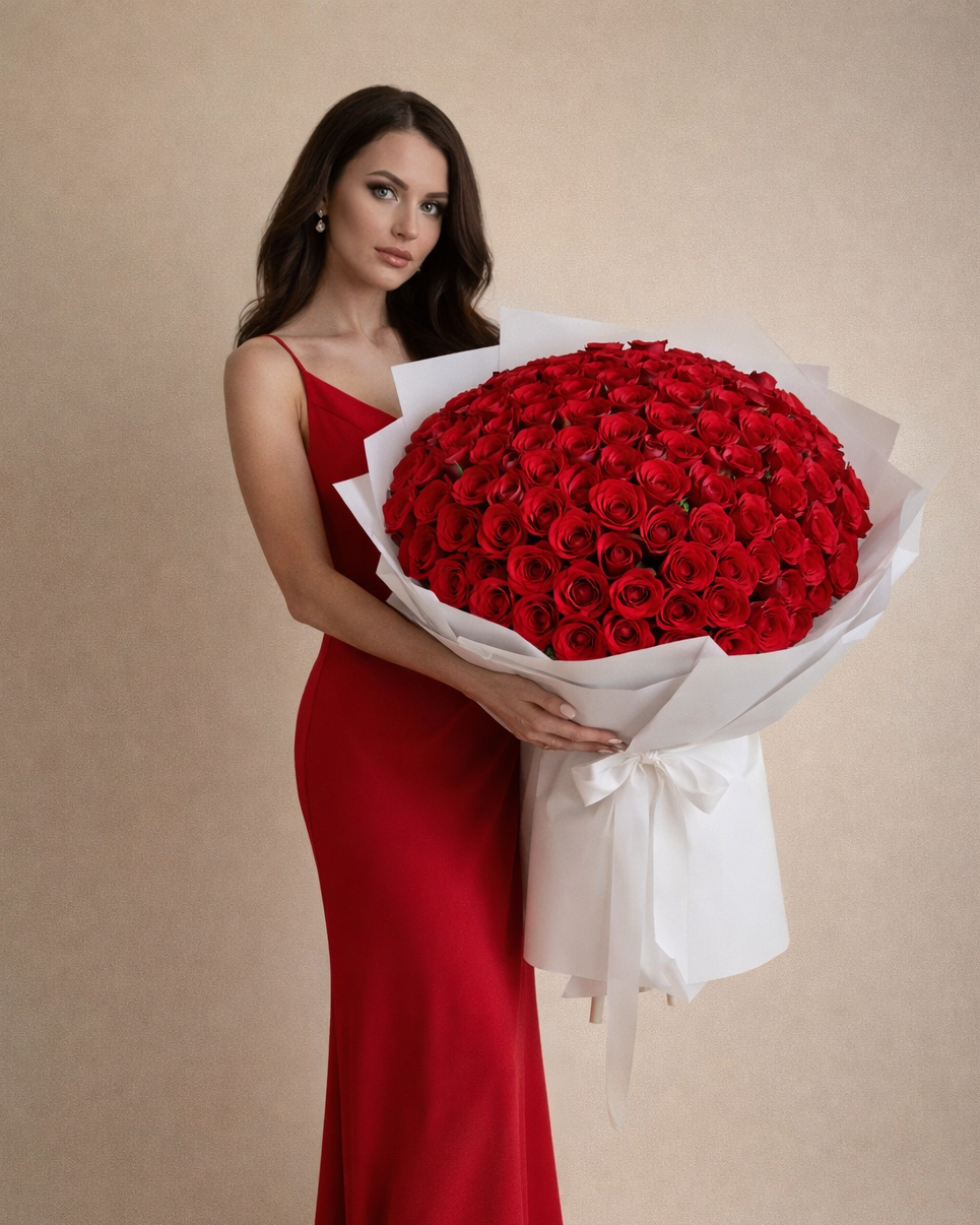 Bouquet of Classic Red Roses — North Las Vegas