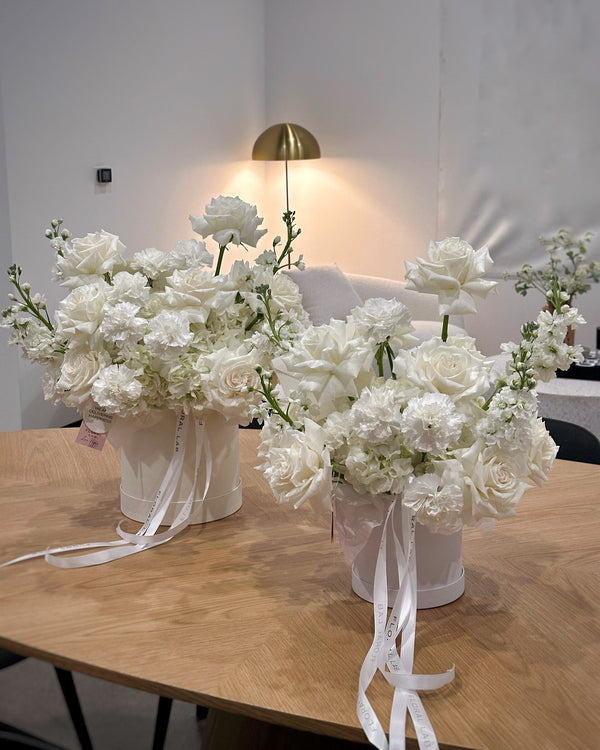 White Dream Rose Box — Floral Lab Las Vegas