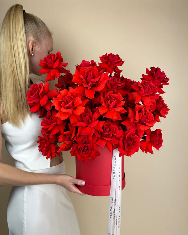 Nina Roses Box — Floral Lab Las Vegas