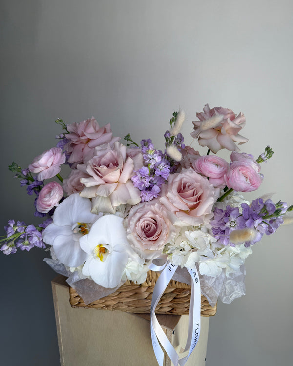 Soft Velvet Basket — Floral Lab Las Vegas