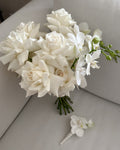 Bridal Bouquet with Roses and Orchids